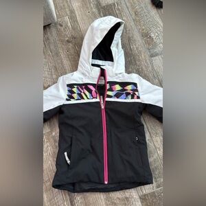 Spyder Jacket with Pink and White Accents